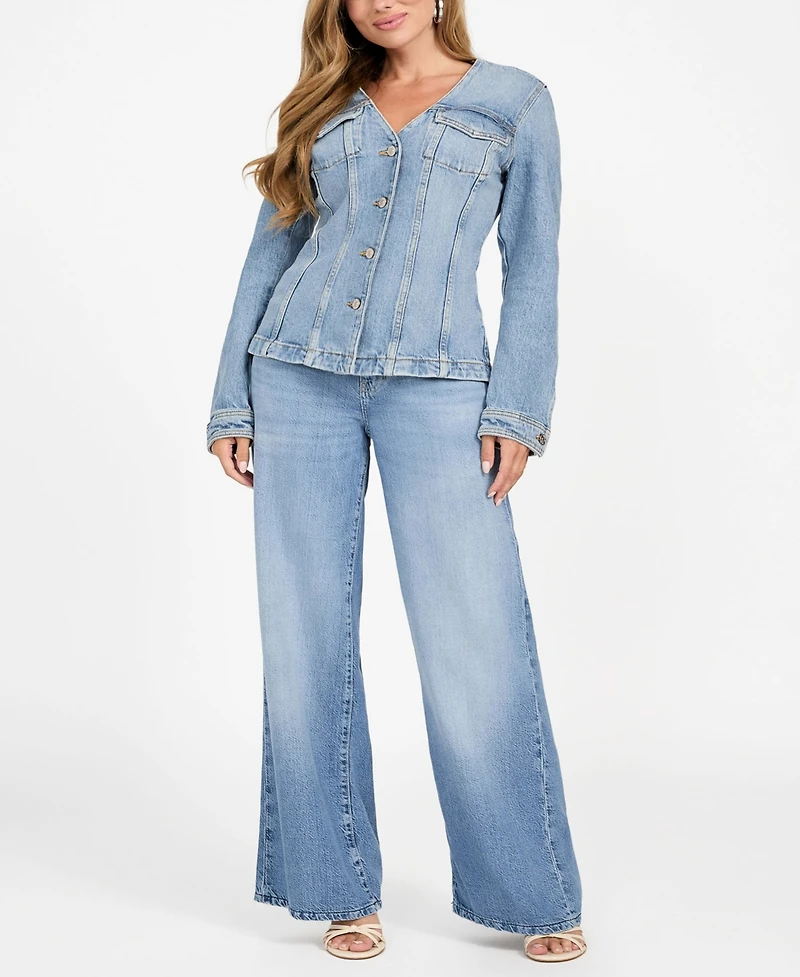 Guess Women's Camille Denim Blazer