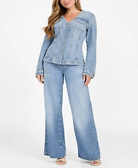 Guess Women's Camille Denim Blazer