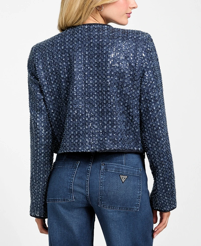 Guess Women's Elisa Collarless Jacket