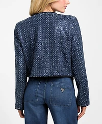 Guess Women's Elisa Collarless Jacket