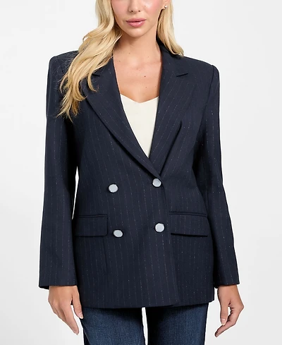 Guess Women's Zanita Double-Breasted Blazer