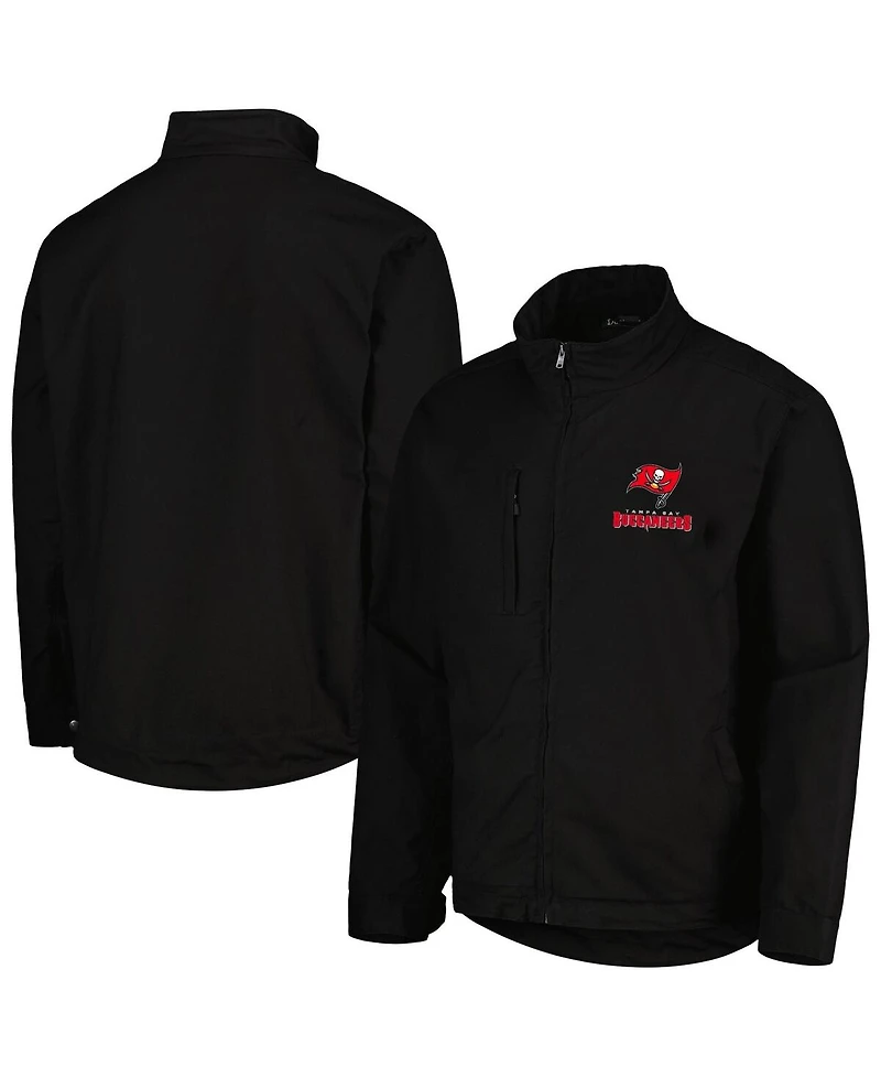 Dunbrooke Men's Black Tampa Bay Buccaneers Journey Workwear Tri-Blend Full-Zip Jacket