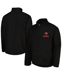 Dunbrooke Men's Black Tampa Bay Buccaneers Journey Workwear Tri-Blend Full-Zip Jacket