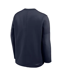 Nike Men's Navy Coaches Therma-fit Long Sleeve Hoodie
