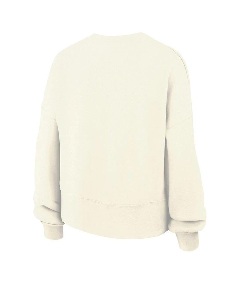 Nike Big Girls Cream Oversized Phoenix Fleece Sweatshirt