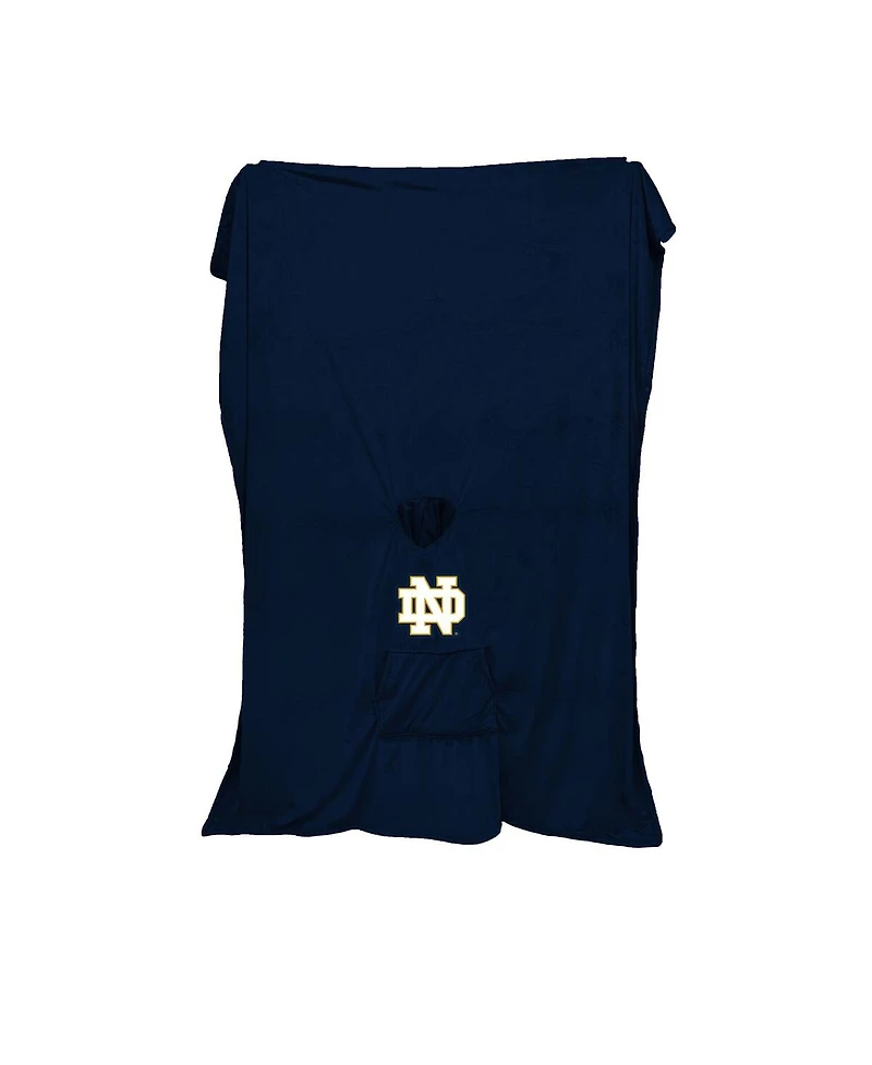 Pegasus Home Fashions Notre Dame Fighting Irish 60" x 80" Logo Patch Sherpa Team Color Bloncho