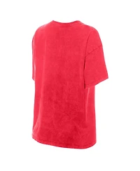 New Era Women's Red Philadelphia Phillies Mineral Wash Oversized T-Shirt