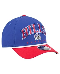 New Era Men's Royal Buffalo Bills Arch Coolera 9FORTY A-Frame Adjustable Hat