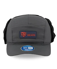 New Era Men's Charcoal Chicago Bears 2025 Sideline Cold Weather Runner Dog Ear Adjustable Hat