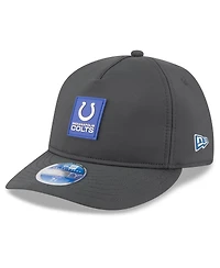 New Era Men's Charcoal Indianapolis Colts 2025 Sideline Cold Weather Retro Crown 59FIFTY Fitted Hat