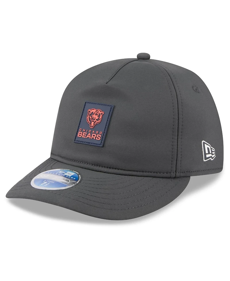 New Era Men's Charcoal Chicago Bears 2025 Sideline Cold Weather Retro Crown 59FIFTY Fitted Hat