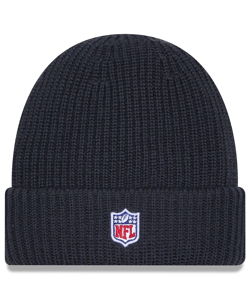 New Era Men's Charcoal New York Giants 2025 Sideline Cold Weather Cuffed Knit Hat