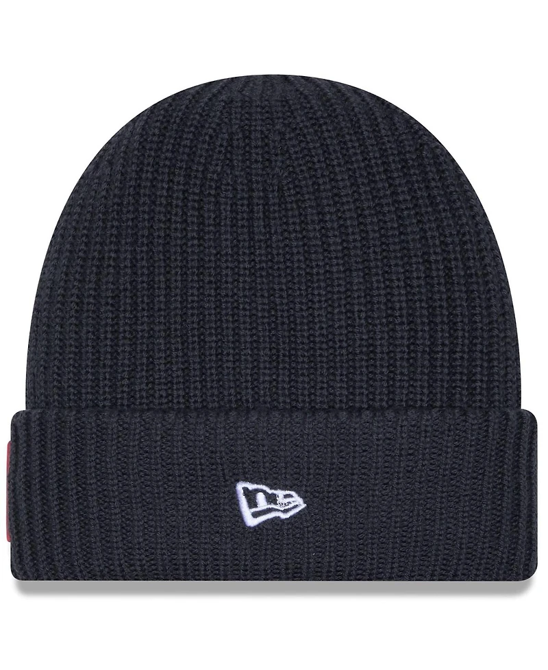 New Era Men's Charcoal Kansas City Chiefs 2025 Sideline Cold Weather Cuffed Knit Hat