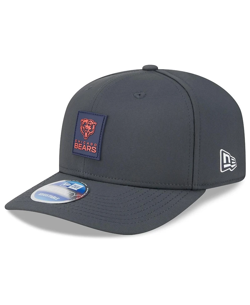 New Era Men's Charcoal Chicago Bears 2025 Sideline Cold Weather 9SEVENTY Adjustable Hat