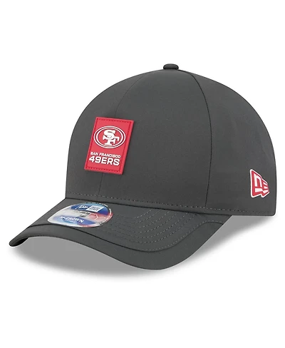 New Era Men's Charcoal San Francisco 49ers 2025 Sideline Cold Weather 9FORTY M-Crown Adjustable Hat