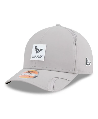 New Era Men's Gray Houston Texans 2025 Sideline M-Crown 9FORTY Adjustable Hat