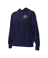 Under Armour Women's Navy Notre Dame Fighting Irish Oversized Gameday Icon Hoodie