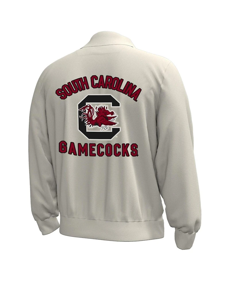 Under Armour Men's Stone South Carolina Gamecocks Gameday Icon Full-Snap Fleece Jacket