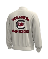 Under Armour Men's Stone South Carolina Gamecocks Gameday Icon Full-Snap Fleece Jacket