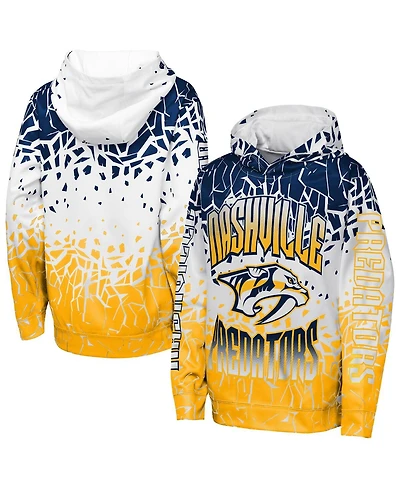 Outerstuff Big Boys and Girls Navy Nashville Predators Frozen Frenzy Hoodie