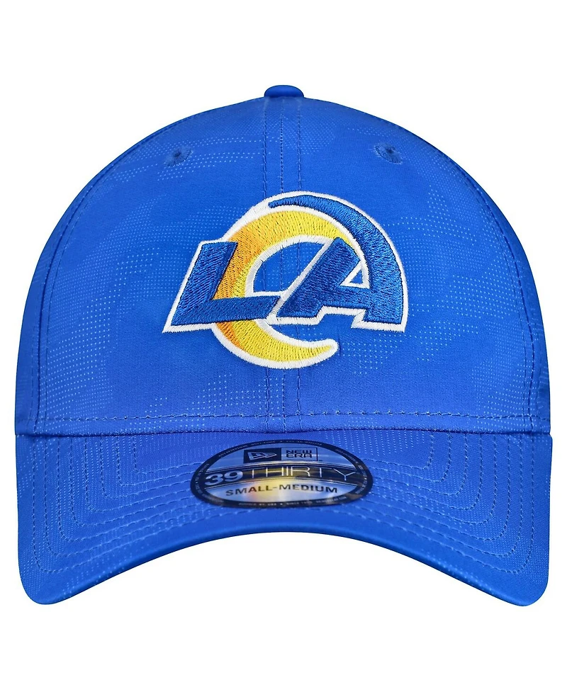 New Era Men's Royal Los Angeles Rams Tonal Camo 39THIRTY Stretch Fit Hat