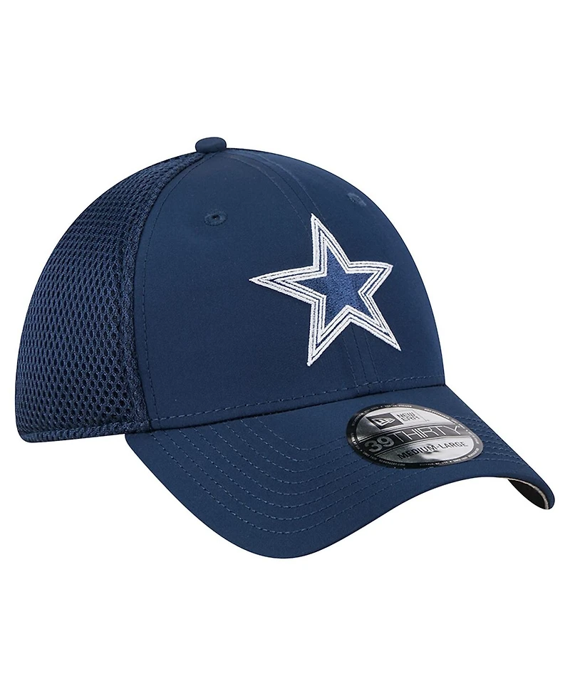 New Era Men's Navy Dallas Cowboys Outline 39THIRTY Flex Hat