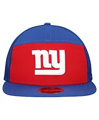 New Era Men's Red/Royal New York Giants Outdoor Split Panel 9FIFTY Snapback Hat