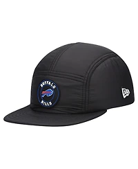New Era Men's Black Buffalo Bills Quilted Camper Adjustable Hat