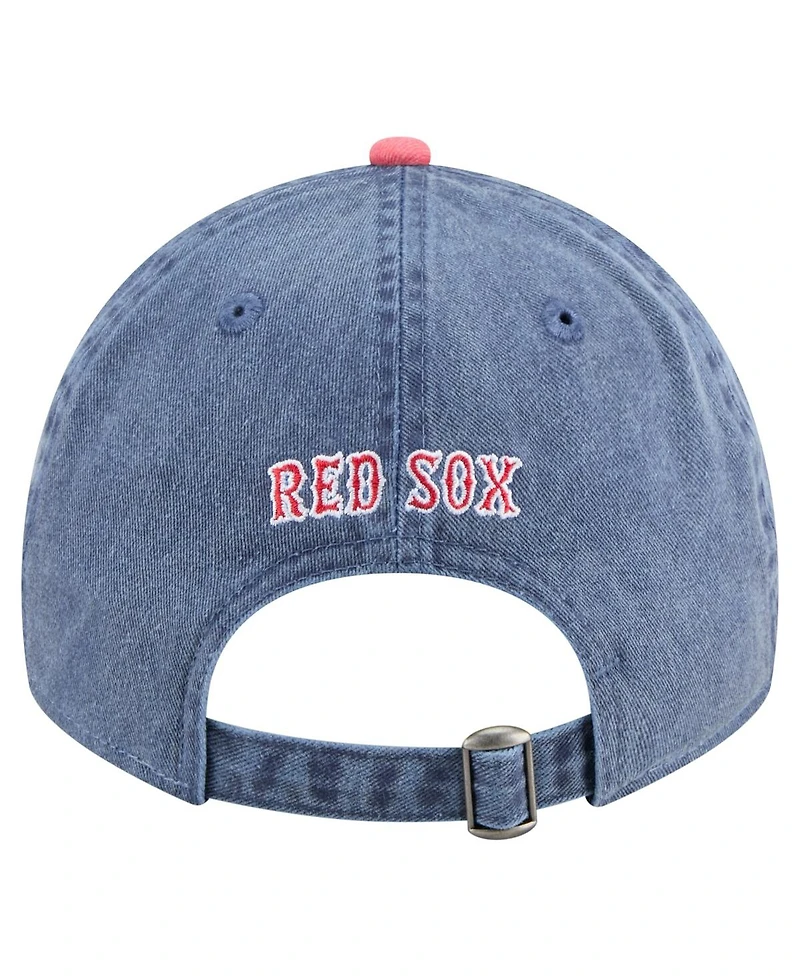 New Era Men's Navy/Red Boston Red Sox Select 9TWENTY Adjustable Hat