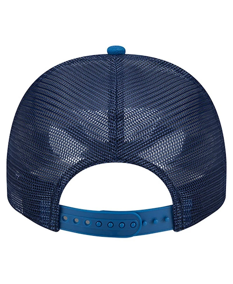 New Era Men's and Women's White/Navy Minnesota Lynx Banner Foam Front 9FIFTY A-Frame Adjustable Trucker Hat