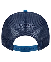 New Era Men's and Women's White/Navy Minnesota Lynx Banner Foam Front 9FIFTY A-Frame Adjustable Trucker Hat