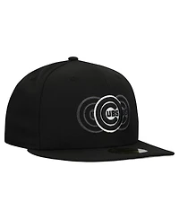 New Era Men's Black Chicago Cubs Tri-Hit 59FIFTY Fitted Hat