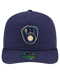 New Era Men's Navy Milwaukee Brewers Team 19TWENTY Adjustable Hat