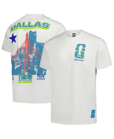 Outerstuff Men's Cream 2026 Fifa World Cup Dallas Host City Local Oversized T-Shirt