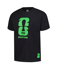 Outerstuff Men's Black 2026 Fifa World Cup Boston Host City Local Oversized T-Shirt
