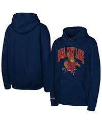 Mitchell & Ness Big Boys and Girls Navy Real Salt Lake Mascot Break Out Pullover Hoodie
