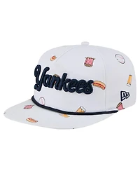 New Era Men's White New York Yankees Team Cheer Rope 19TWENTY Adjustable Hat