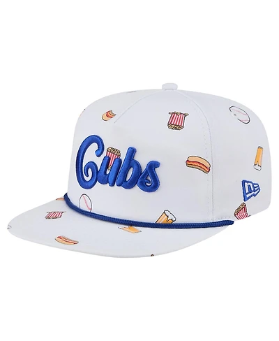 New Era Men's White Chicago Cubs Team Cheer Rope 19TWENTY Adjustable Hat