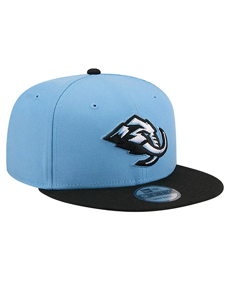 New Era Men's Light Blue Utah Mammoth Two-Tone 9FIFTY Snapback Hat