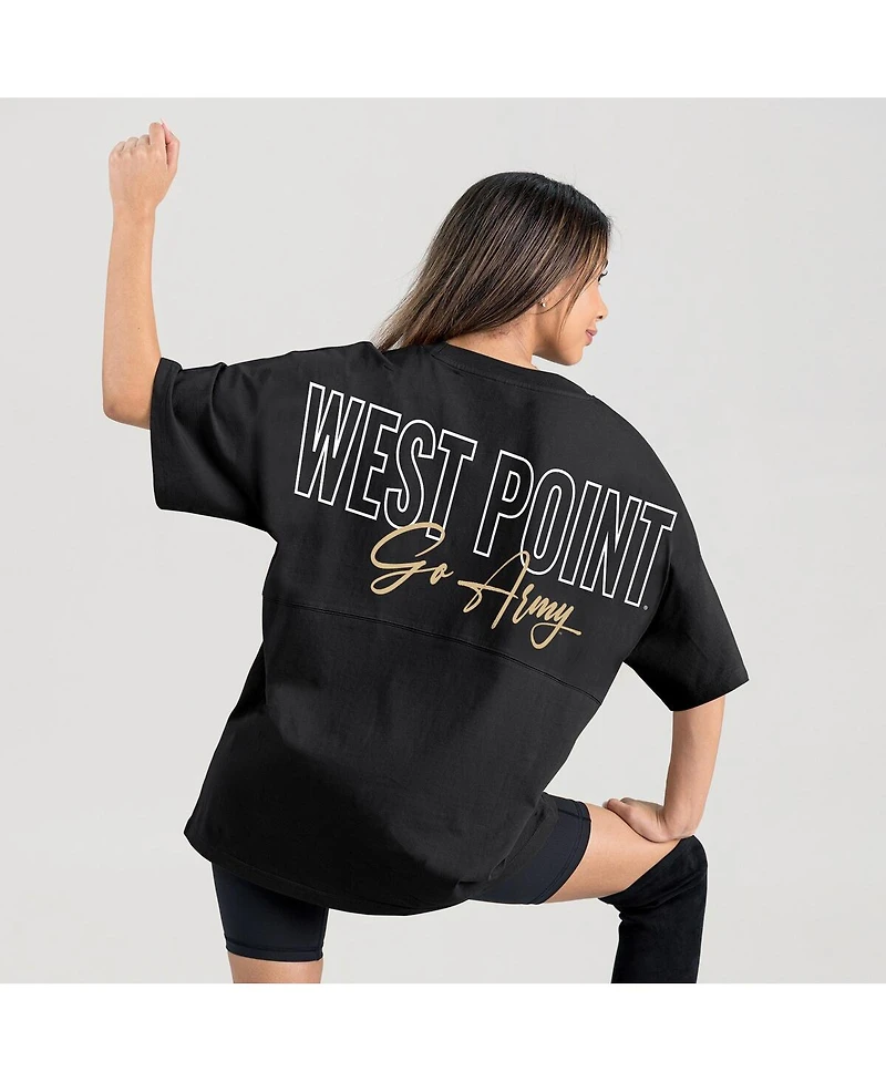 Gameday Couture Women's Black Army Knights Oversized Back at Ya T-Shirt