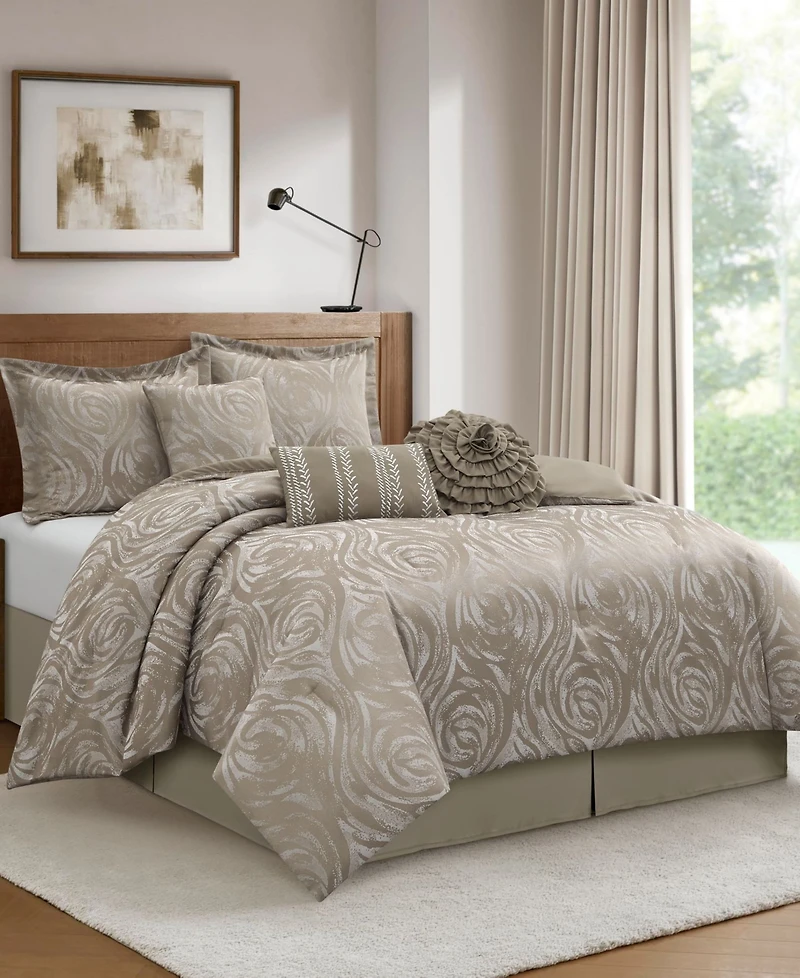 Stratford Park Alameda Floral 7-Pc. Comforter Set