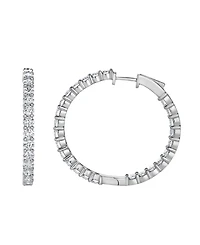 Macy's Diamond Earrings (5 ct. t.w.) in 14K White Gold