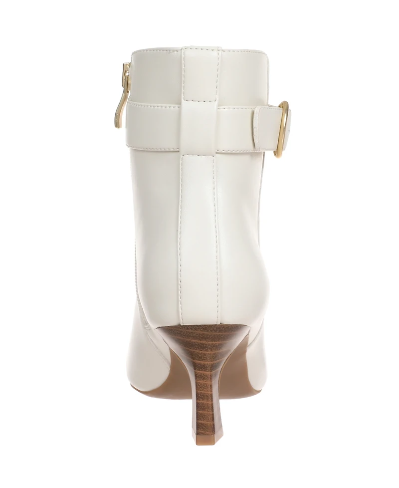Macy's Women's Belt Almond Toe Booties