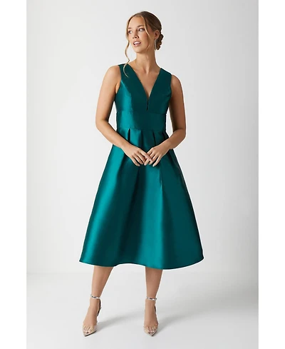 Coast Women's Twill Midi Bridesmaid Dress