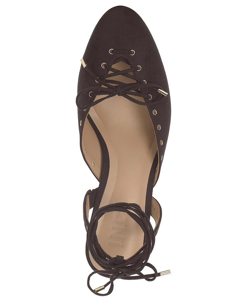 I.n.c. International Concepts Women's Dayani Lace-Up Heel Sandals, Macy's Exclusive