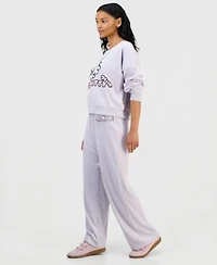 Grayson Threads The Label Juniors Hello Kitty Velour Off The Shoulder Sweatshirt Joggers