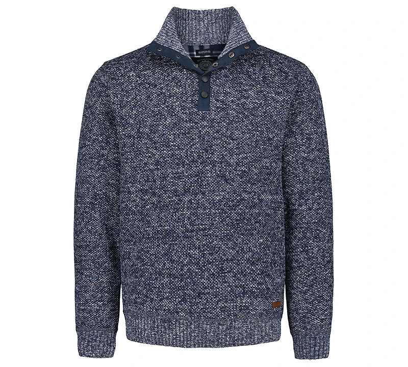 Buffalo David Bitton Men's Weeberry Quarter Snap Sweater