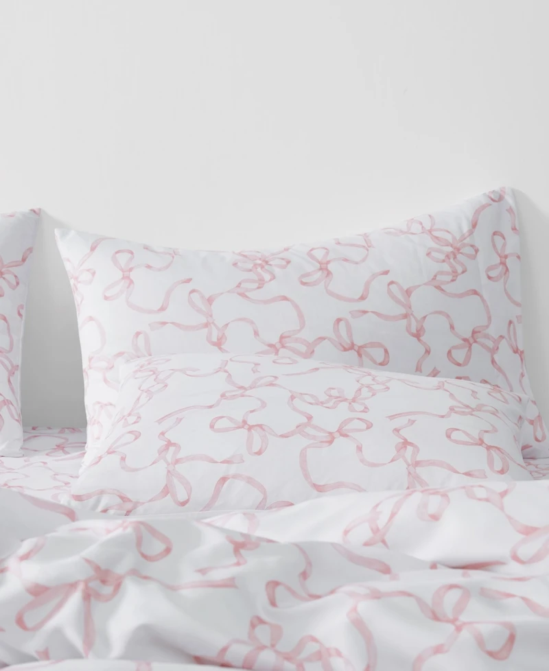 Truly Soft Printed Bow Whimsy 2-Pc. Comforter Set, Twin/Twin Xl