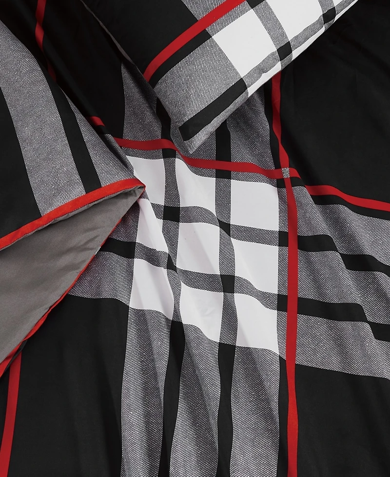 Truly Soft Danbury Plaid 3-Pc. Duvet Set, King