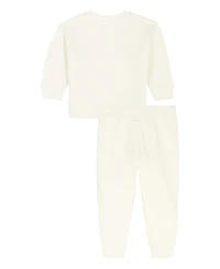 Calvin Klein Baby Boys and Girls 2-Piece Crewneck Top Joggers Set